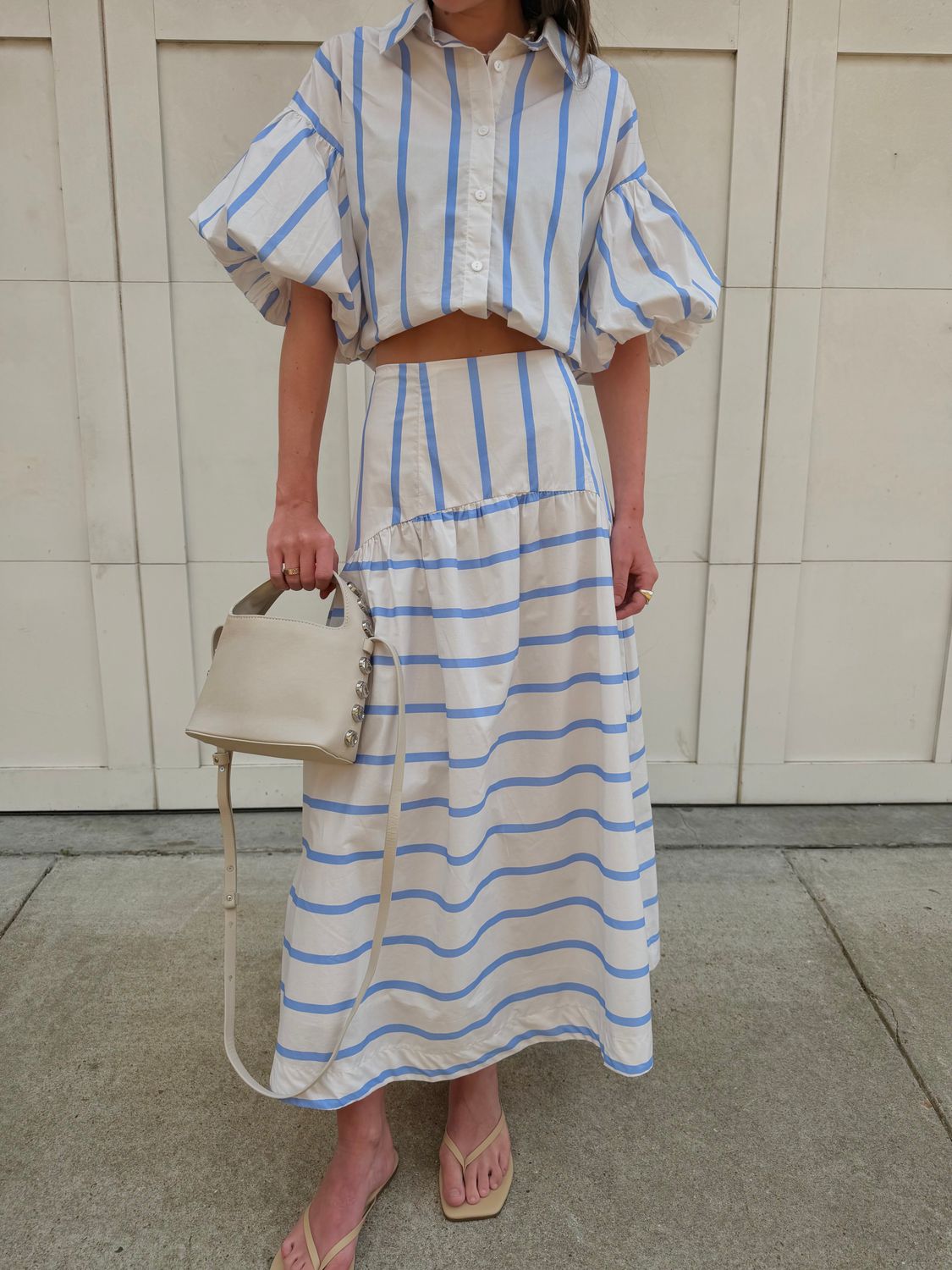 Bubble Sleeve Top