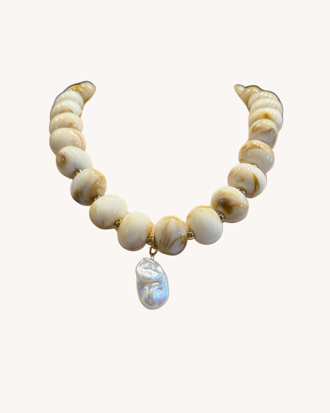 Cora Pearl Beaded Necklace