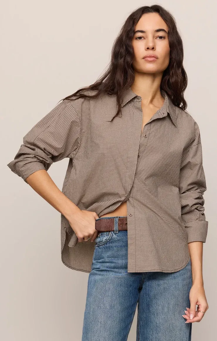 On Duty Gingham Top