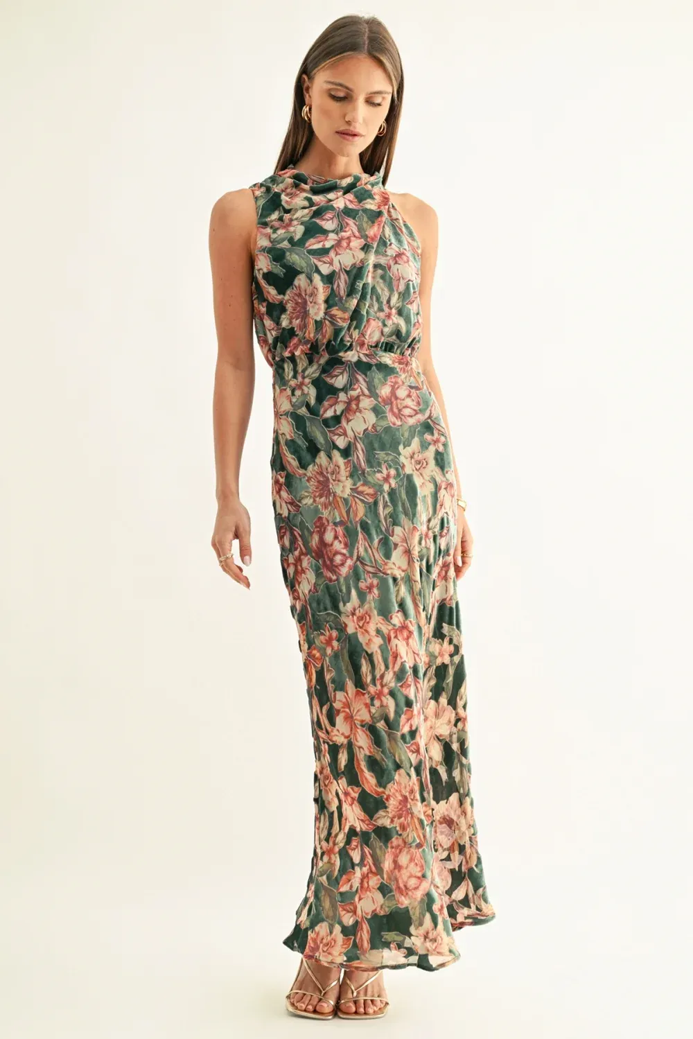 Veda Draped Maxi