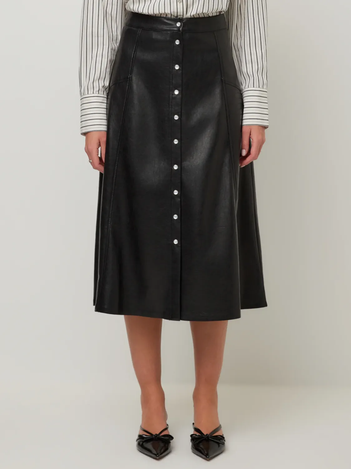 Esmeralda Faux Leather Skirt