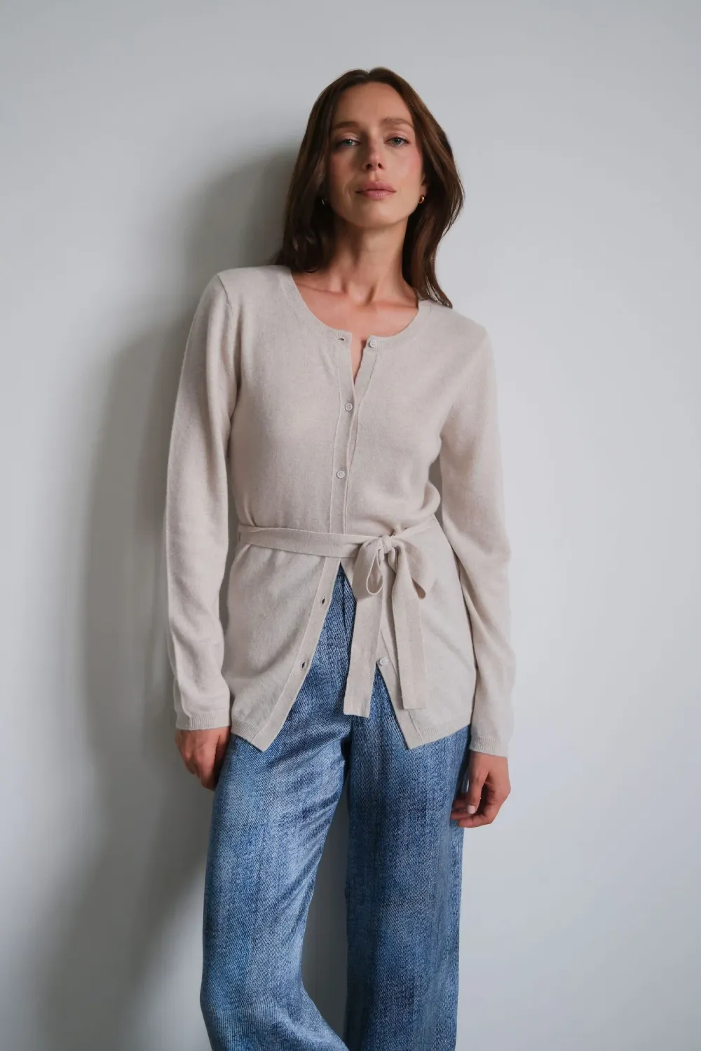 Wrap Cashmere Cardigan
