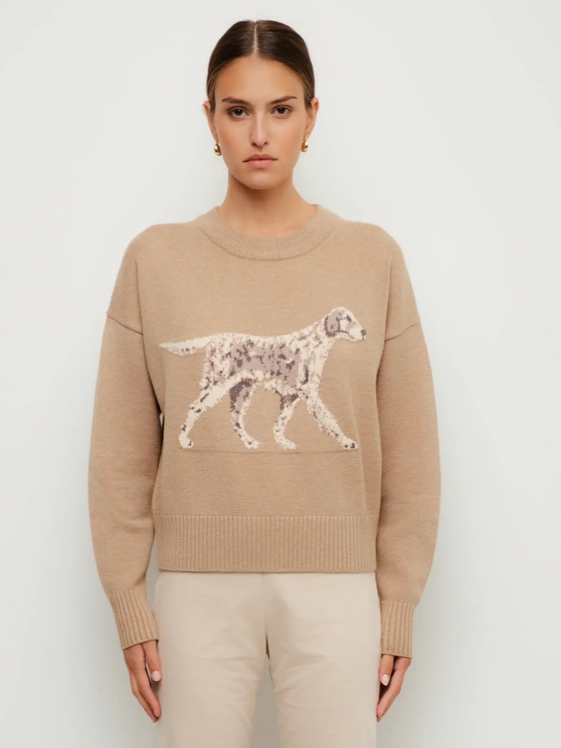 Golden Intarsia Sweater