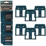 StealthMounts Makita 18V LXT Battery Mounts Pack of 6 SMT-BM-MK18-BLU