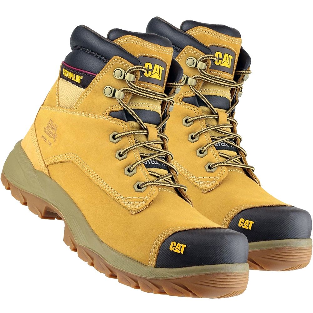 Cat Caterpillar New Spiro S3 Waterproof Safety Boot Honey Size 9