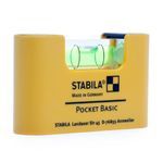 Stabila 70mm Basic Pocket Spirit Level 3&quot; STB-17773-S
