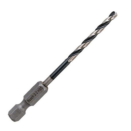 Bosch Impact Control Hex Shank Multi-Material Twist Drill Bit 3.2mm x 33mm 2608577049