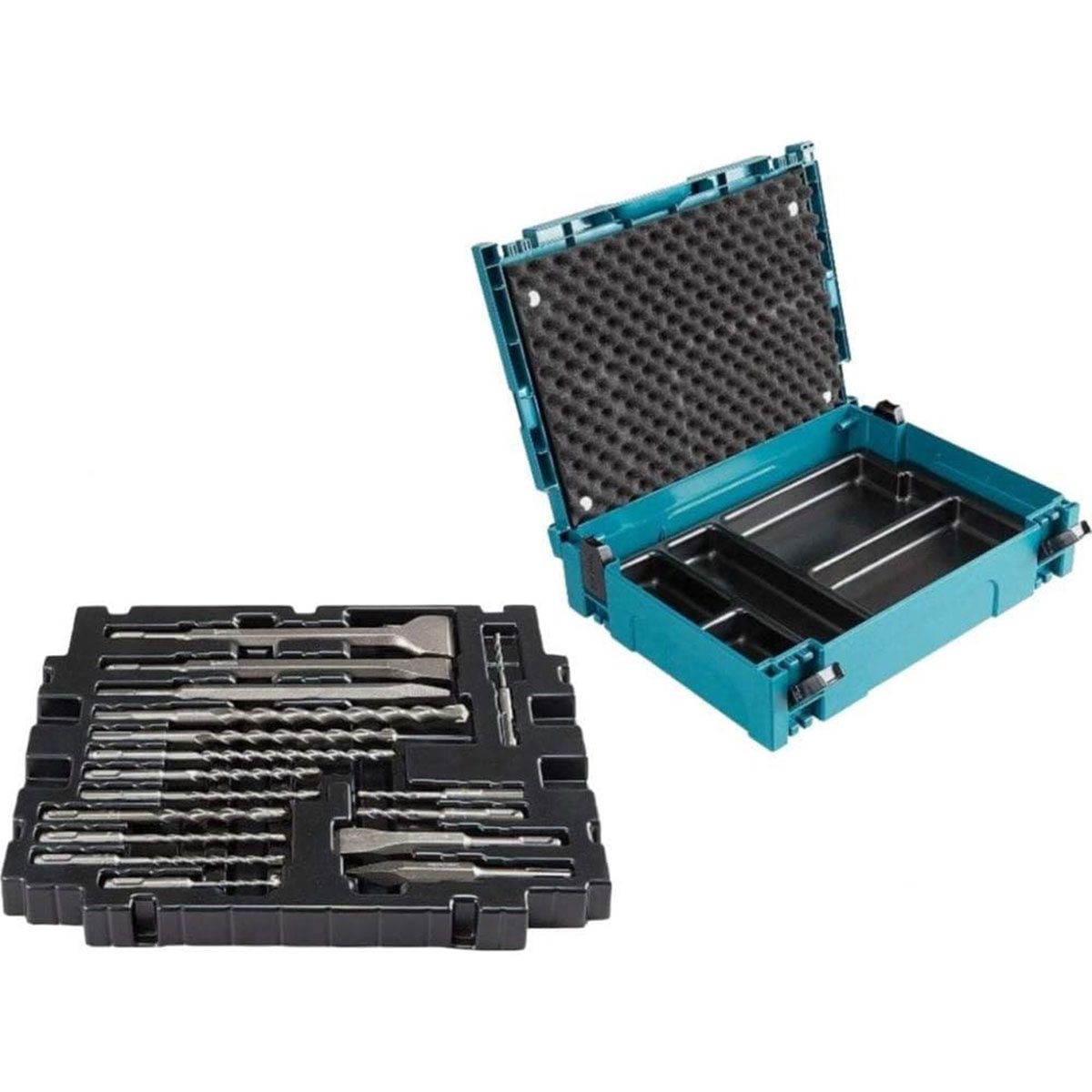 Makita B-52059 SDS Plus Drill Bit &amp; Chisel Set In MakPac Case 17 Piece