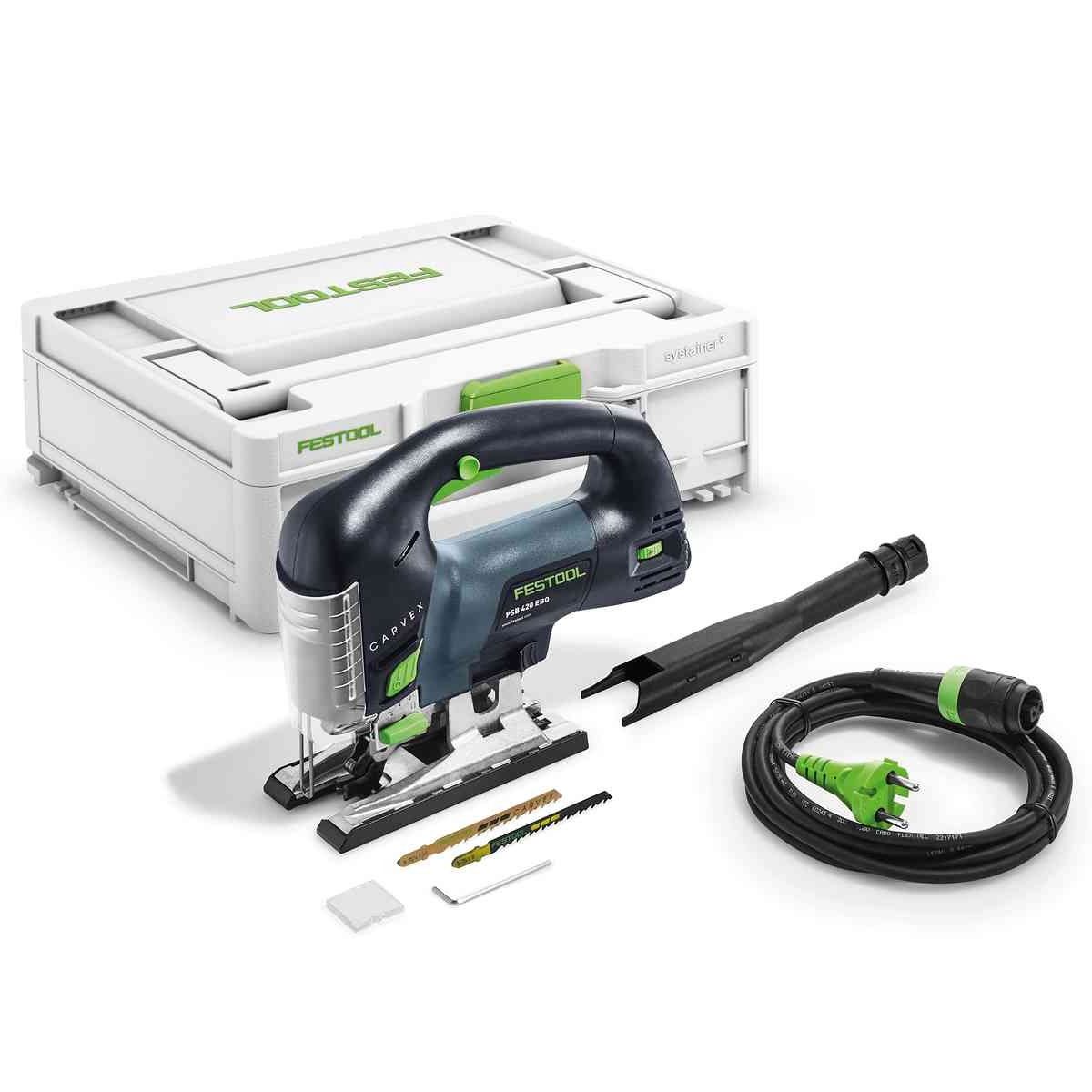 Festool PSB 420 EBQ-Plus Pendulum Jigsaw Carvex in Case 110V 576188