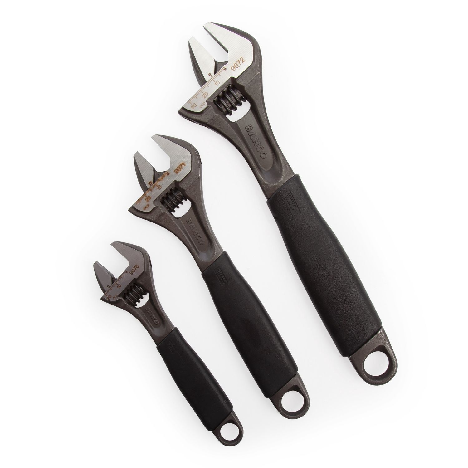 Bahco 90 Series Adjustable Wrench Set 3 piece BAHADJ390 - SPL