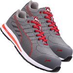 Puma 643070 Xelerate Knit Low Safety Trainer - Grey/Red Size 9