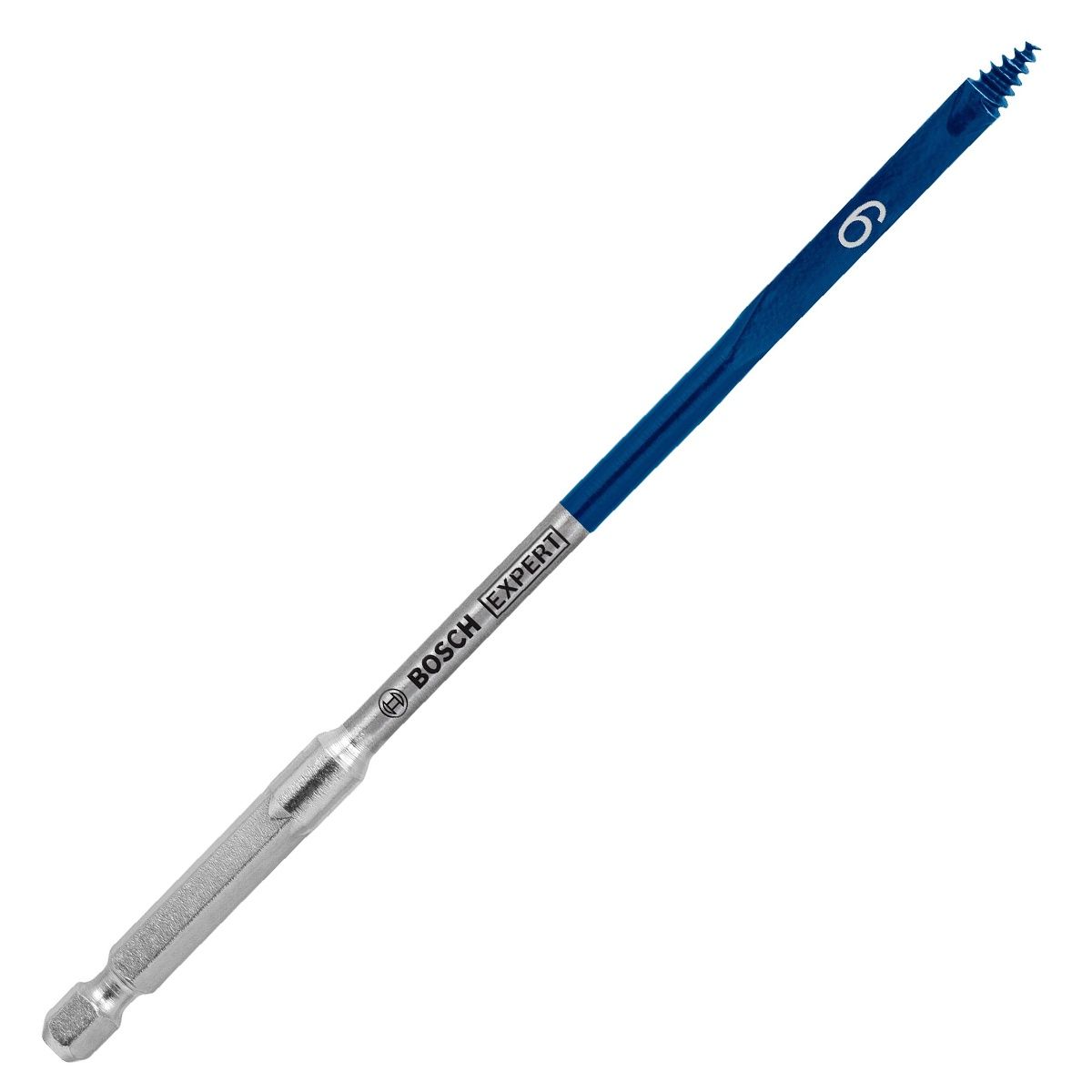 Bosch Expert 6 x 152mm Self-Cut Speed Flat Drill Bit Hex Shank 1/4&quot; 2608900309