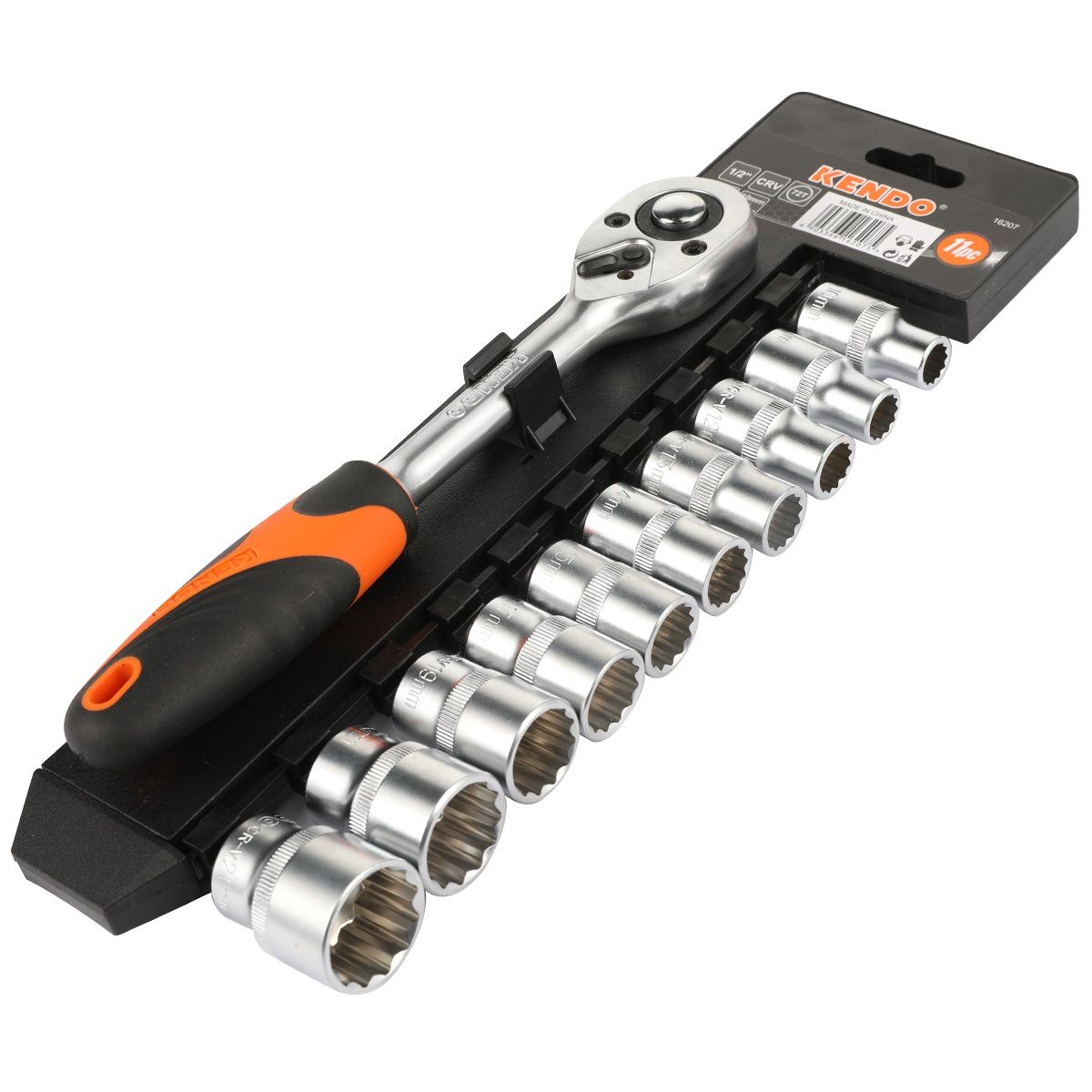 Kendo 1/2&quot; Drive Socket Set 11 Piece