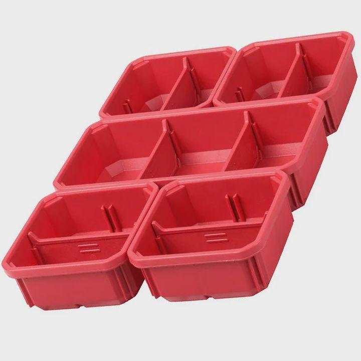 Milwaukee Packout Bins For Organizer and Compact Organizer 5 Piece 4932478301