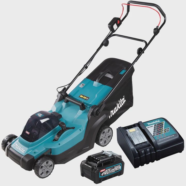 Makita LM004GM103 40Vmax XGT Brushless 430mm (17") Lawn Mower With 1 x 4.0Ah Battery & Charger