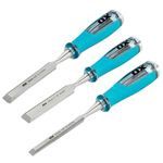 OX Pro Wood Chisels Set 3 Piece with Velcro Case OX-P371203