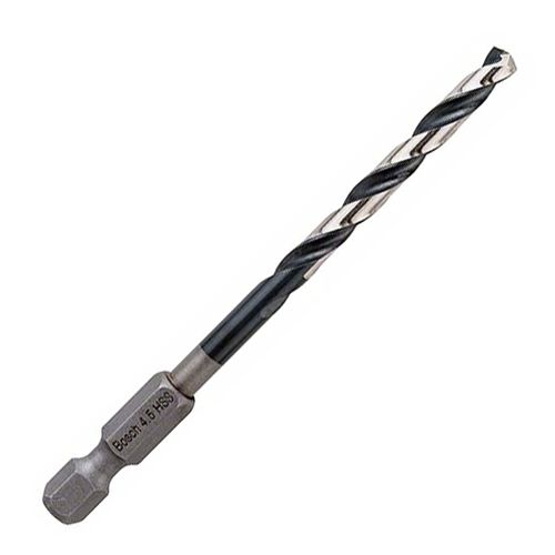Bosch Impact Control Hex Shank Multi-Material Twist Drill Bit 4.5mm x 47mm 2608577055