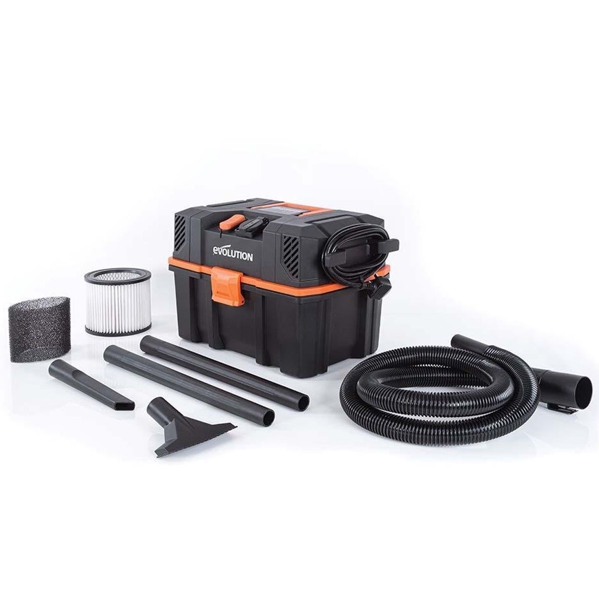 Evolution R15VAC Wet &amp; Dry Workshop Vacuum Cleaner Dust Extractor With Power Take-off 086-0001