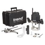 Trend T12EK 1/2&quot; Variable Speed Plunge Router 2300W 240V