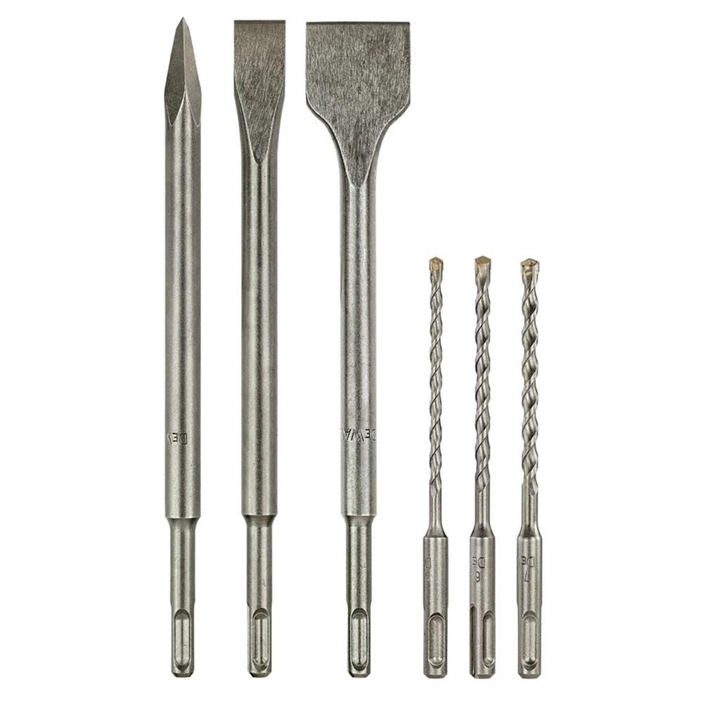 DeWalt SDS Plus Drill and Chisel Set 6 Piece DT60331-QZ