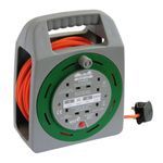 SMJ CT2010 20m 4 Socket 10 Amp Extension Socket Cable Reel