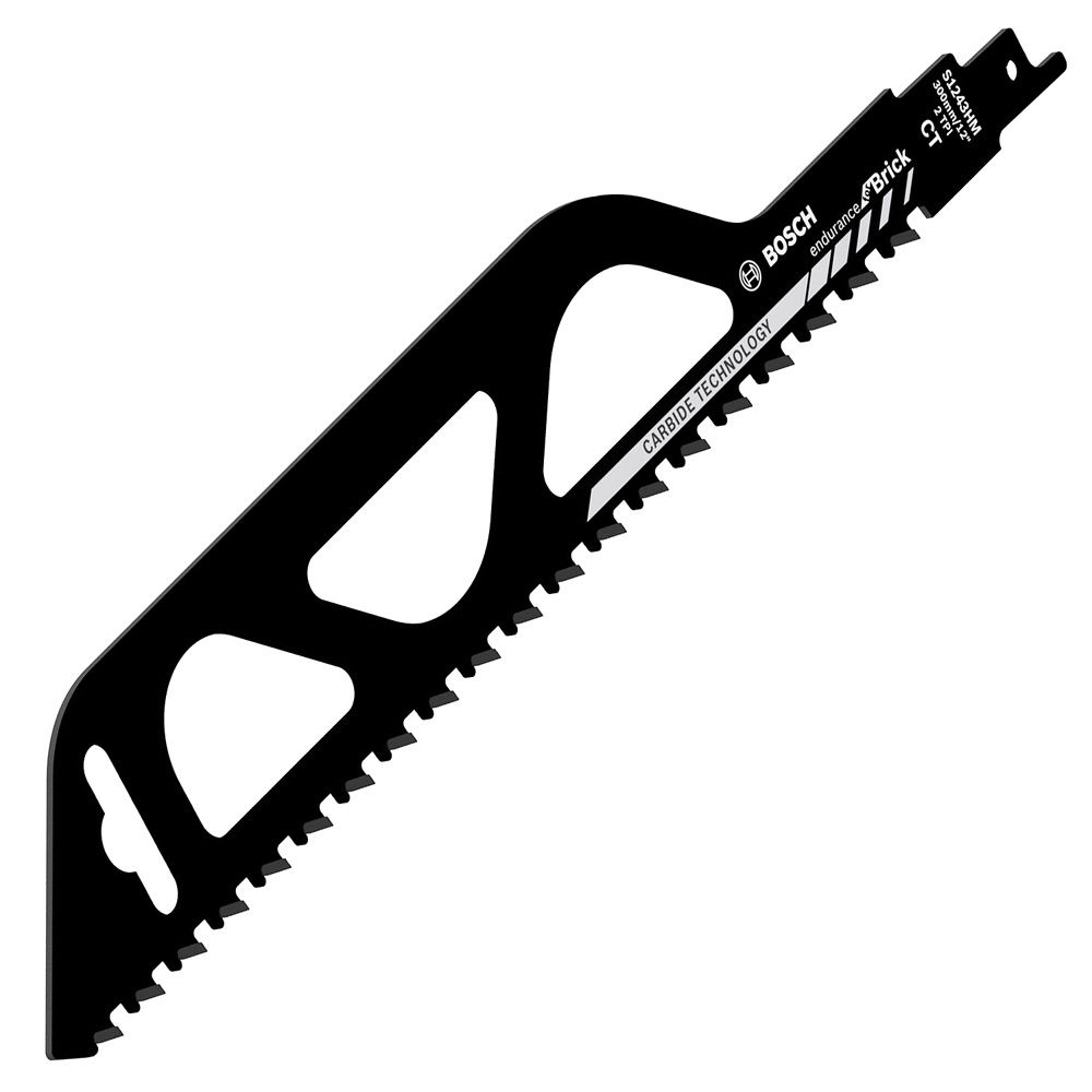 Bosch Sabre Saw Blade S1243HM for Brick Long Life Fast Cut Pack of 1