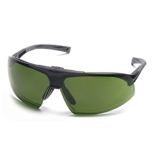 Clear Anti-Fog Lens/3.0 IR Filter Flip Lens With Black Frame