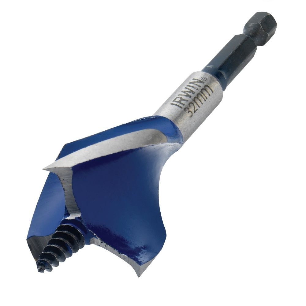 Irwin 1921997 Blue Groove 6X Stubby Wood Bit 32 x 100mm