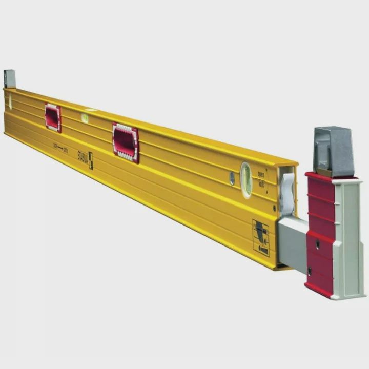 Stabila STB106T183 72-124&quot;/183-315cm 3 Vial Extendable Spirit Level - 17708