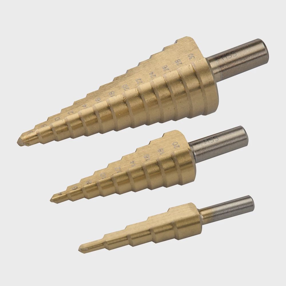 Silverline Titanium-Coated HSS Step Drill Set 3pce 282620