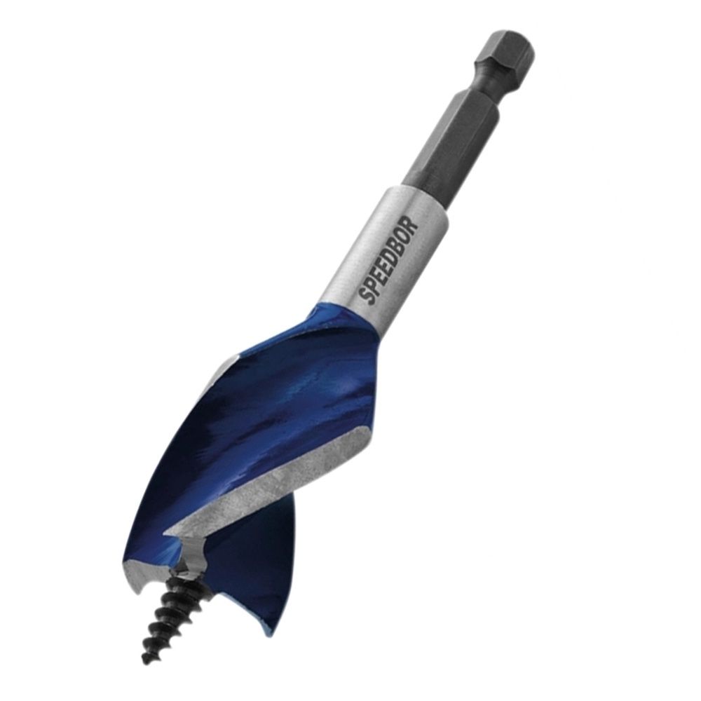 Irwin 1921930 Blue Groove 6X Stubby Wood Bit 14 x 100mm