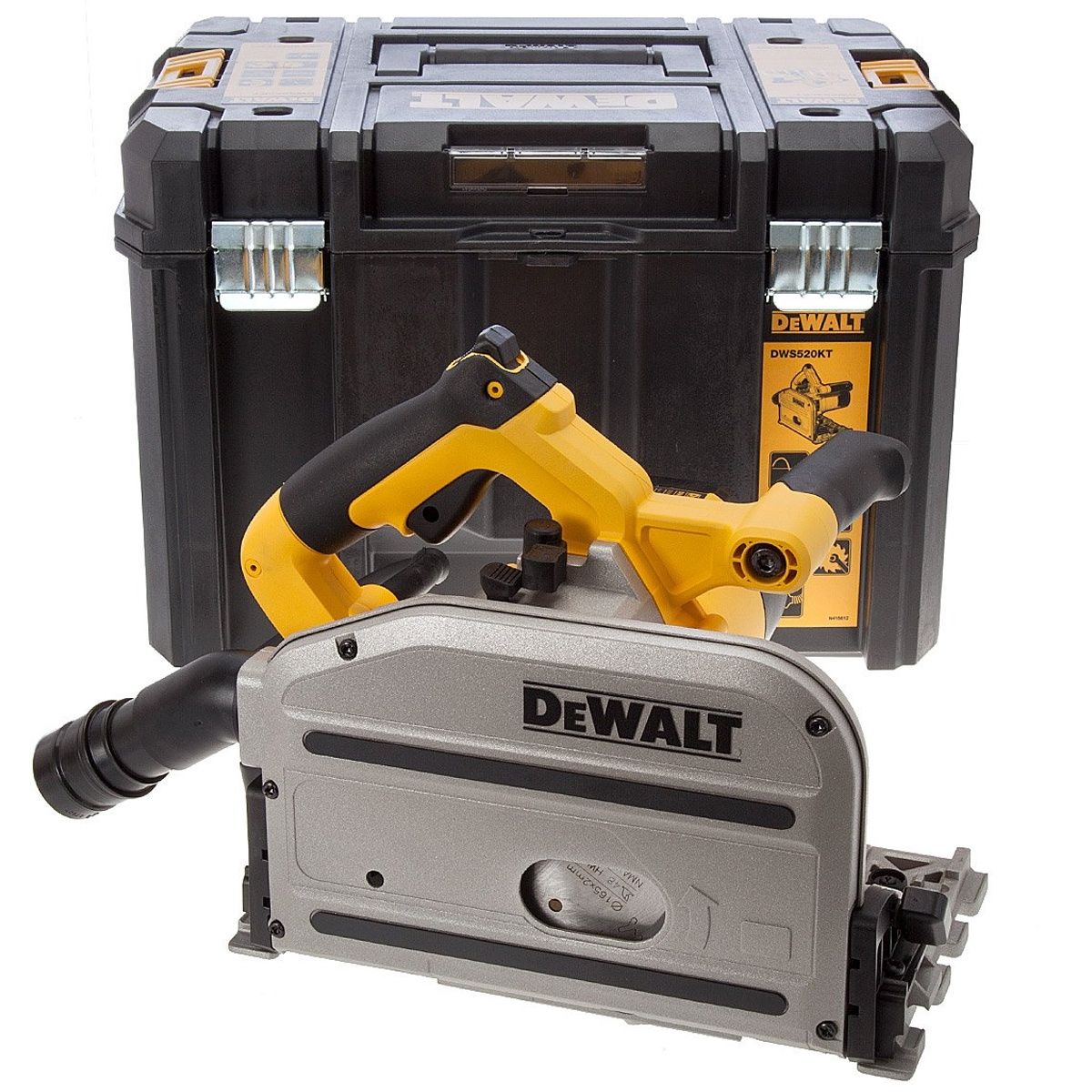 Dewalt DWS520KT 165mm Heavy-Duty Plunge Saw 1300W 240V - No Guide Rail