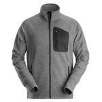 Snickers 80421804007 Grey/Black FlexiWork Fleece Jacket Size XL