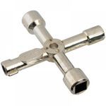 Monument MON2059 Multi Purpose Four Way Key for Gas &amp; Electric