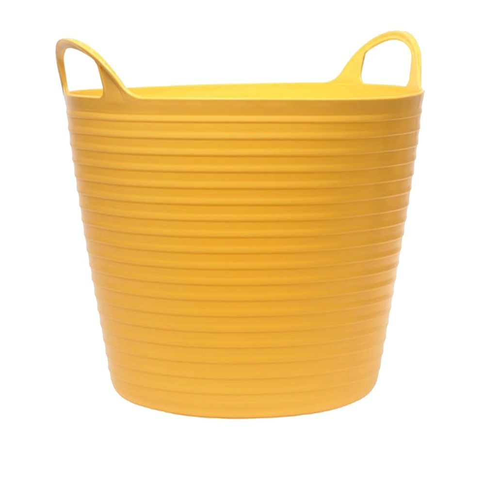 Faithfull FAIFLEX60Y Heavy-Duty Polyethylene Flex Tub Yellow 60 Litres