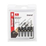 Trend Snappy Countersink Set Piece of 5 SNAP/CS/SET