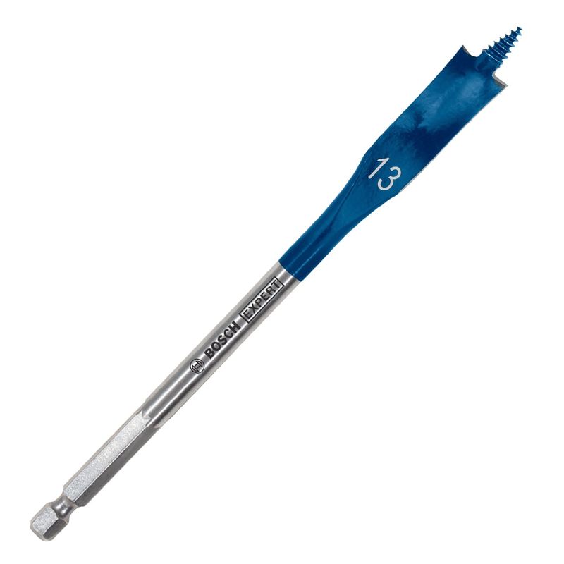 Bosch Expert Selfcut Spade Flat Wood Drill Bit 13 x 152mm Hex Shank 1/4" 2608900313