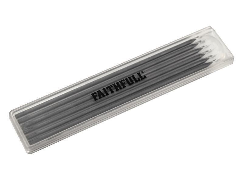 Faithfull Black Pencil Marking Refill Pack 6 Piece FAICPLRRFILB