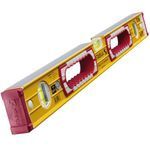 Stabila STB196260 60cm/24in Double Plumb 3 Vial Ribbed Spirit Level 15233