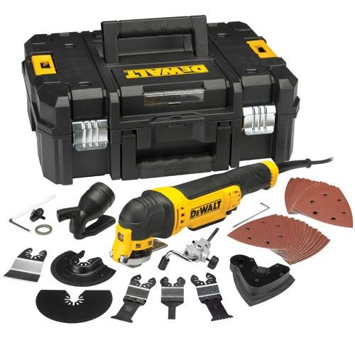 DeWalt DWE315KT 240V Oscillating Multi Tool with 37 Accessories &amp; TStak Case