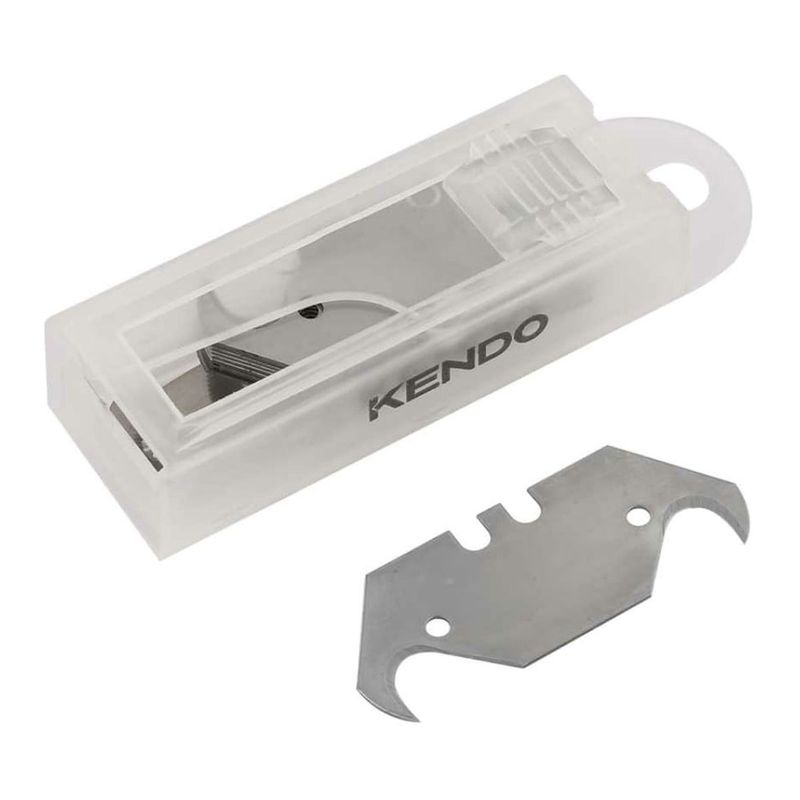 Kendo 19mm Hooked Knife Blade 1" 10 Piece