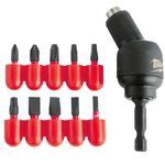Milwaukee Shockwave Impact Duty Knuckle Offset Attachment 11 Piece Set 4932459781