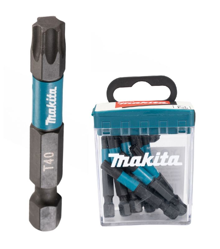 Makita T40 50mm Screw Bit Set E-12681