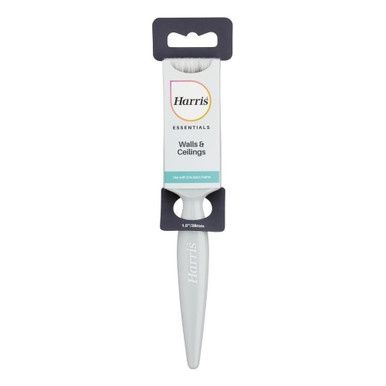 Harris Essentials Walls &amp; Ceilings 1.5&quot; Flat, Natural Bristle, Angle Brush101011002