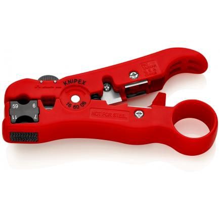 Knipex Wire Stripping Tool for Coax and Data Cable 125mm 166006SB