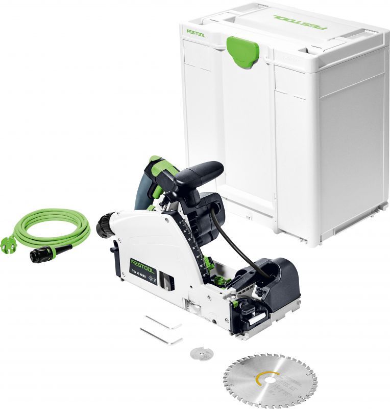 Festool TSV 60 KEB-Plus 110V Plunge-Cut Saw With Scoring Function In Systainer - 576734