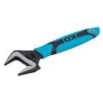 OX Tools P324608 Pro Adjustable Wrench Extra Wide Jaw 200mm/8&quot;