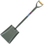 Spear &amp; Jackson 2002AR Tubular Steel Square Mouth Shovel
