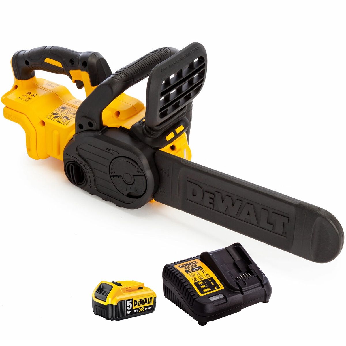 Dewalt DCM565P1 18V Brushless Chainsaw with 1 x 5.0Ah Battery &amp; Charger