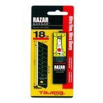 Tajima 18mm Razor Black Snap Blade Dispenser 1&quot; 10 Piece TALCB50RBC